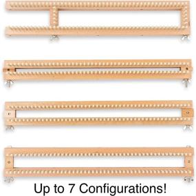 img 3 attached to 18-Inch Authentic 🧶 All-in-One Knitting Board Loom