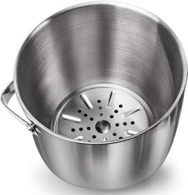 img 3 attached to 🧊 Jozo Ice Bucket with Tongs, Lids, and Strainer - 3.4 Quarts Insulated Stainless Steel Double Wall for Parties and Bar