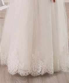 img 1 attached to 👰 Sleeveless Wedding Dresses with Embellished Sleeves - Girls' Clothing for Dresses