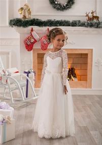 img 3 attached to 👰 Sleeveless Wedding Dresses with Embellished Sleeves - Girls' Clothing for Dresses