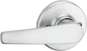 img 1 attached to 🔒 Kwikset 92001-534 Delta Passage Hall/Closet Lever: Sleek Satin Chrome Design