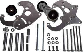 img 2 attached to 🔧 ICT Billet LS Truck R4 A/C Air Conditioner Compressor Bracket Kit - LSX AC (LS3 Camaro) LS1 LS3 LS2 LQ4 LQ9 LS6 L92 L99 L33 LR4 - Made in the USA 551585X-3