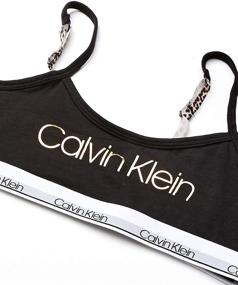 img 2 attached to 👙 Calvin Klein Modern Cotton Bralette for Girls' Active Clothing
