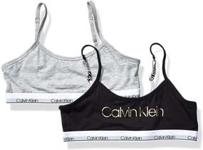 img 4 attached to 👙 Calvin Klein Modern Cotton Bralette for Girls' Active Clothing