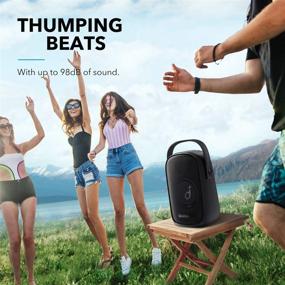 img 3 attached to Unleash the Beats Outdoors with Soundcore Trance Go Bluetooth Speaker - 100+ Sync, Custom EQ, 24H Playtime, Waterproof & App Controllable!