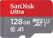 💾 sandisk 128gb ultra microsdxc uhs-i memory card with adapter - high speed, class 10, full hd, a1, sdsqua4-128g-gn6ma logo