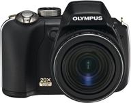 📸 olympus sp-565uz: powerful 10mp digital camera with 20x optical dual image stabilized zoom logo