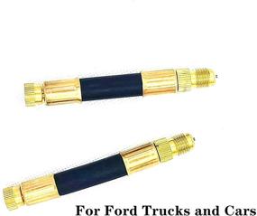 img 3 attached to 🔧 Detool 2 Pcs Fuel Injection Pressure Tester Adapter 305.32 Valve: Ideal for F150 and Ford Cars - Comprehensive Fuel Gauge Solution
