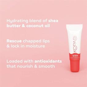 img 1 attached to 🥥 Kopari Organic Coconut Lip Glossy - Clear - Hydrating Lip Gloss with Coconut Oil, Vitamin E, and Shea Butter - Non GMO, Vegan, Sulfate Free - 0.35 Oz