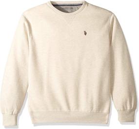 img 1 attached to 👕 Men's Classic Long Sleeve Sweatshirt by U.S. Polo Assn.