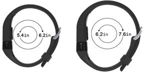 img 2 attached to Replacement Bands For Fitbit HR Watch