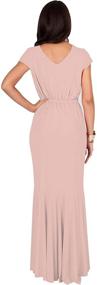 img 1 attached to 👗 Elegant Koh Evening Cocktail Bridesmaids Fishtail Women's Clothing: Graceful and Stylish Attire