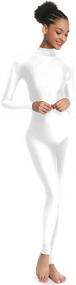 img 1 attached to OVIGILY Adult Sleeve Unitard Bodysuits Sports & Fitness in Other Sports