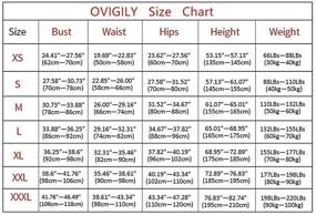 img 3 attached to OVIGILY Adult Sleeve Unitard Bodysuits Sports & Fitness in Other Sports