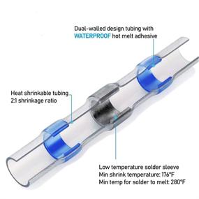 img 2 attached to 🔌 WOER 4-Inch Connector Terminals for Enhanced Connectivity