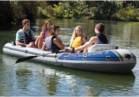 img 2 attached to 🚣 Intex Excursion Inflatable Boat Collection