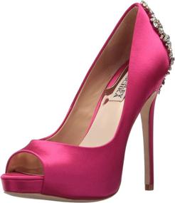 img 4 attached to 👠 Statement-Making Elegance: Badgley Mischka Women's Kiara Platform Pump