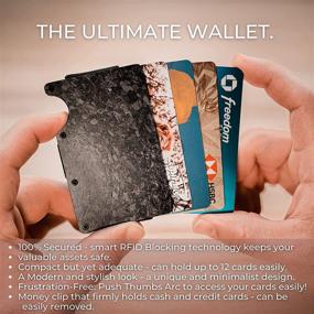 img 1 attached to Blocking Minimalist Wallet Multitool No Touch Men's Accessories in Wallets, Card Cases & Money Organizers