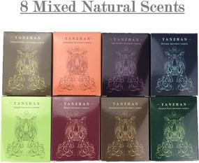 img 1 attached to 🕯️ Enhance your ambiance with 80 Pcs Backflow Incense Cones: Sandalwood, Rose, Green Tea, Lavender, Osmanthus, Jasmine, Ocean, Apple (Incense Cones)