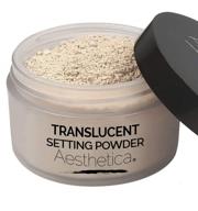 aesthetica translucent loose setting powder logo