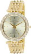 🌟 mk4325 michael kors women's darci gold-tone watch - enhancing your style and sophistication logo