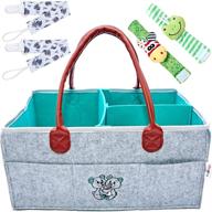 👶 hugnhugs baby diaper caddy organizer for changing table - essential baby registry item for boys and girls - storage caddy station - portable diaper caddy - diaper basket organizer - baby nursery organizer logo