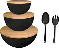 bamboo fiber cutting serving bowls: combining sustainability and versatility логотип