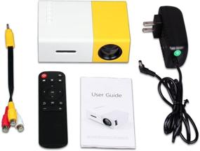 img 3 attached to 📽️ 2020 Upgraded Portable Mini LED Micro Projector: Perfect for Home Parties and Meetings in Full HD 1080P