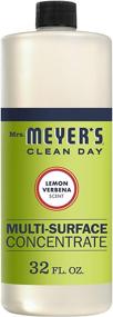 img 4 attached to 🍋 Pack of 2 - Mrs. Meyer's Clean Day Multi-Surface Concentrate, Lemon Verbena, 32 fl oz