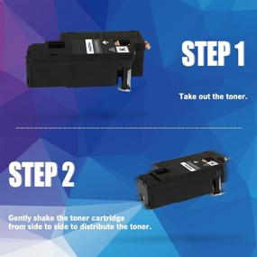 img 2 attached to 🖨️ INK E-SALE Dell 525 E525 E525W Compatible Toner Cartridge Replacement (KCMY, 4 Packs), for Dell E525W Color Laser Printer