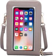 crossbody screen cellphone purses blocking women's handbags & wallets for crossbody bags logo