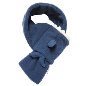 img 3 attached to 🧣 Теплый шарф для девочек, детские зимние и осенние аксессуары, 29,5x4,7 дюйма