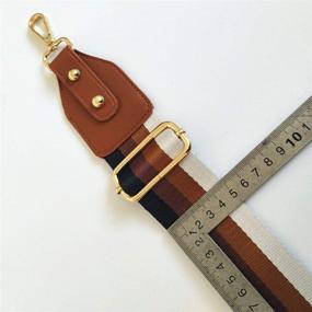 img 2 attached to 👜 Wide Purse Strap Replacement - Enhance Your Handbag with an Adjustable Crossbody Belt from Beacone