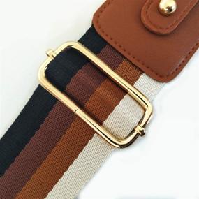 img 1 attached to 👜 Wide Purse Strap Replacement - Enhance Your Handbag with an Adjustable Crossbody Belt from Beacone
