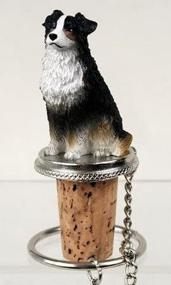 img 1 attached to 🍷 Australian Shepherd Tri-Color Wine Bottle Stopper - Enhanced DTB99E