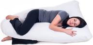 🤰 enhanced bluestone u-shaped pregnancy pillow for complete body support logo