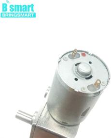 img 2 attached to 🔧 Bringsmart JGY-370 12V 10rpm DC Worm Gear Motor: High Torque Mini Turbine for DIY Projects