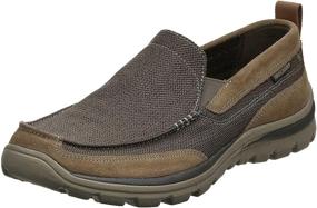 img 4 attached to 👟 Мокасины Skechers Superior Milford Slip Loafer: Овладение искусством мокасин и обуви без шнурков для мужчин