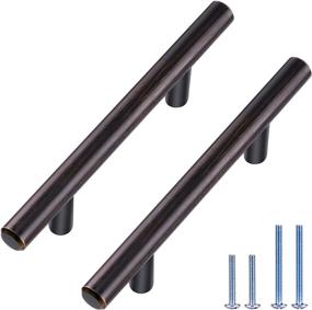 img 4 attached to 30 Pack High-End Euro Bar Cabinet Handles - Oil-Rubbed Bronze