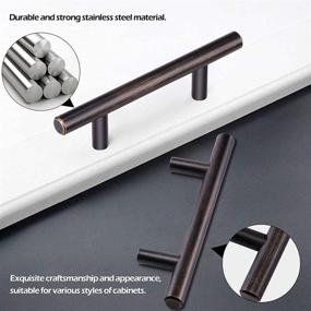 img 2 attached to 30 Pack High-End Euro Bar Cabinet Handles - Oil-Rubbed Bronze