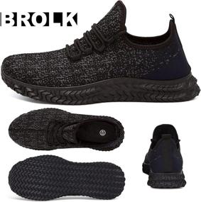 img 1 attached to Brolk Ultra Breathable Men's 🏃 Running Shoes: Optimal Performance and Comfort