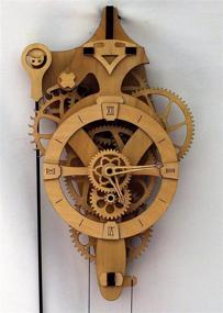 img 3 attached to Timeless Elegance: Abong David Wooden Gear Clock - A Must-Have for Classic Décor