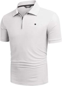 img 2 attached to COOFANDY Pockets Collar Classic Performance Men's Clothing for Shirts