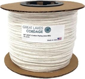 img 2 attached to 🧵 Cotton Piping Cord Size 00 - 4/32 inch (1/8 inch) - 90 Yards