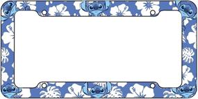 img 2 attached to 🌺 Vibrant Blue Stitch Hibiscus Plastic Frame: Introducing CHROMA 42520