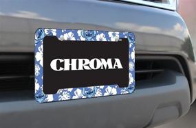img 1 attached to 🌺 Vibrant Blue Stitch Hibiscus Plastic Frame: Introducing CHROMA 42520