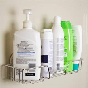 img 2 attached to 🚿 ARCCI High-Performance Suction Cup Shower Caddy and Bath Shelf Storage Combo Organizer Basket - Ideal for Bathroom & Kitchen, Made with Rustproof Stainless Steel