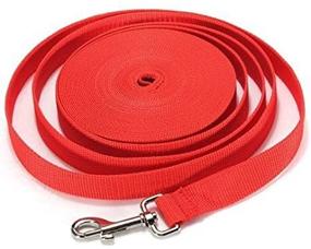 img 4 attached to 🐶 Versatile Dog Leash - 5FT, 10FT, 20FT, 30FT, or 40FT Long Training Lead with 3 Color Options