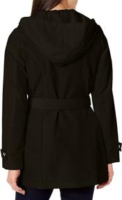 img 1 attached to Nautica Womens Hooded Raincoat Jacket Women's Clothing in Coats, Jackets & Vests