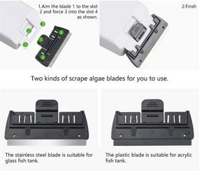 img 1 attached to Baffect Magnetic Fish Tank Cleaner Brush: Efficient Algae Removal for 12mm Acrylic and Glass Fish Tanks